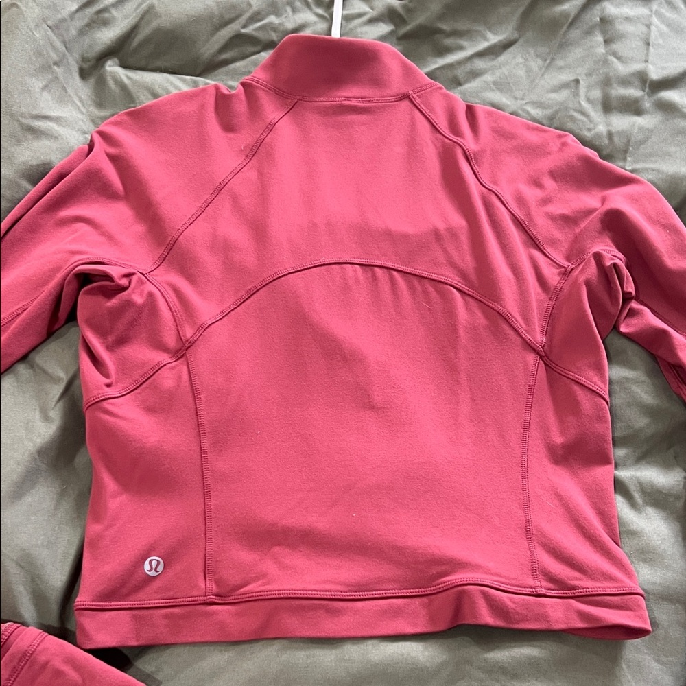 Lululemon Its Rulu Run Cropped Half-Zip size 8 - Picture 5 of 6